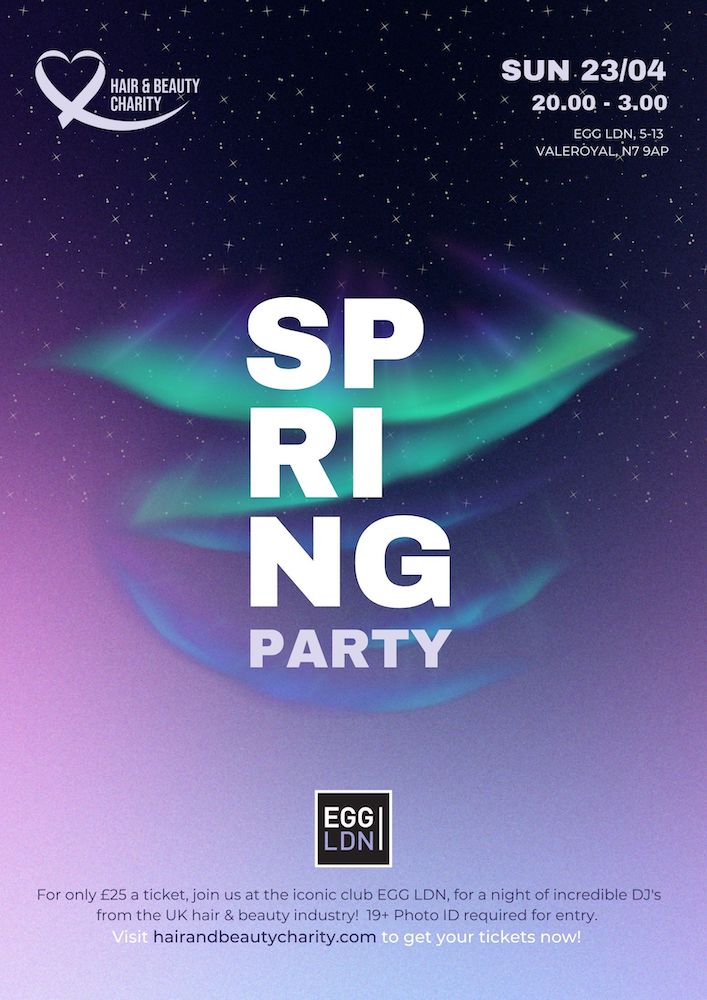 Spring party Hair & Beauty charity