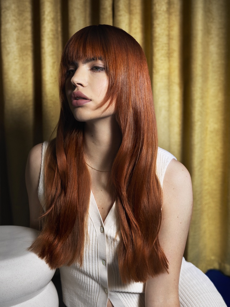 red hair salon