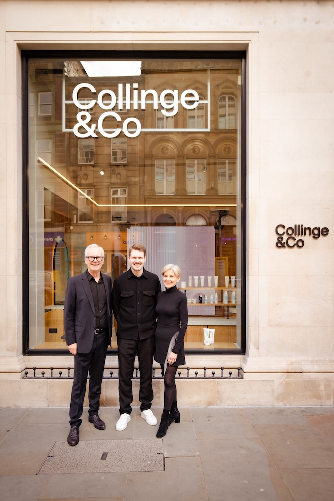 Andrew, Charlie and Liz Collinge