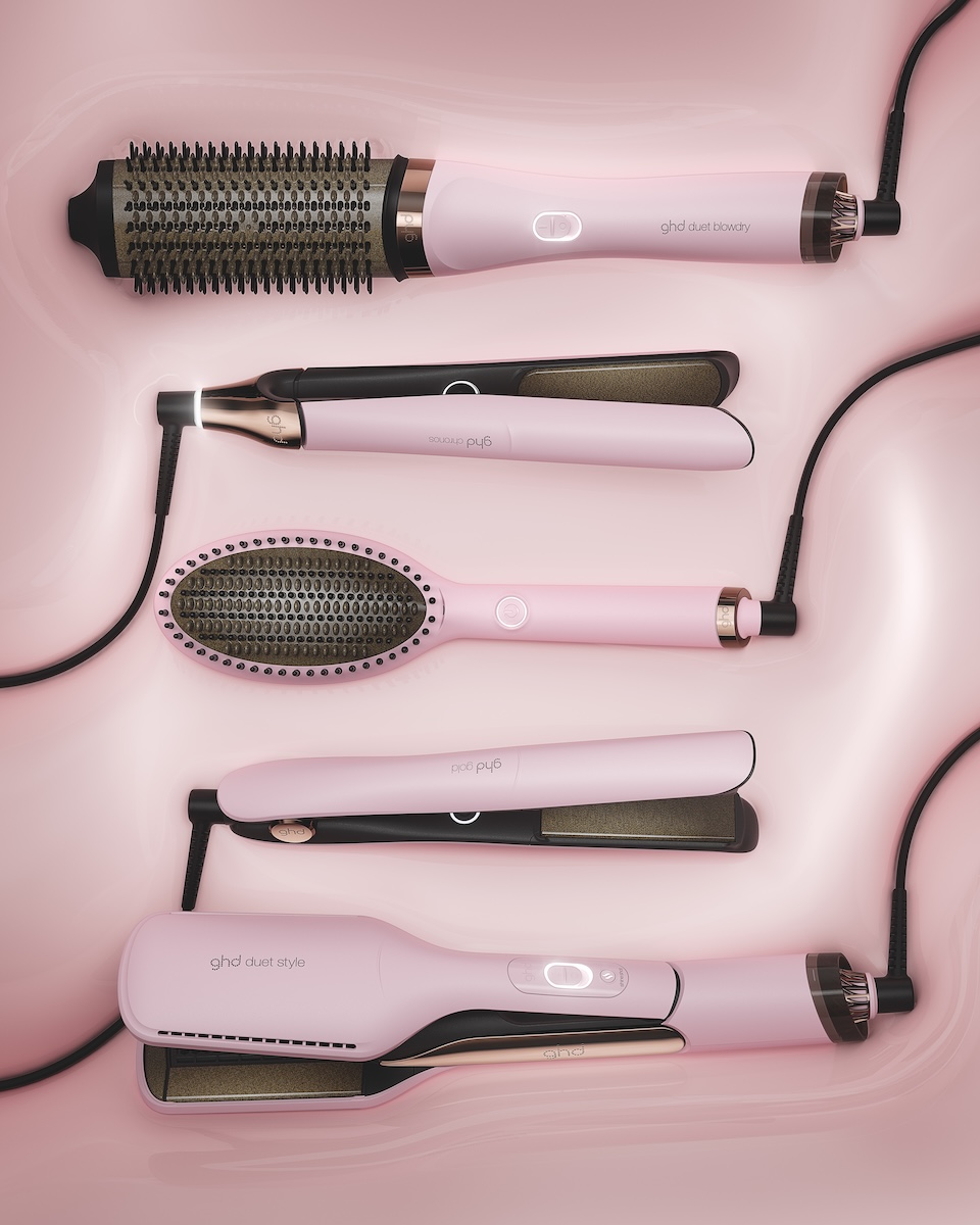 Marking 22 years of support for the brand's Pink Campaign, ghd releases the Pink Sorbet Limited Edition.
