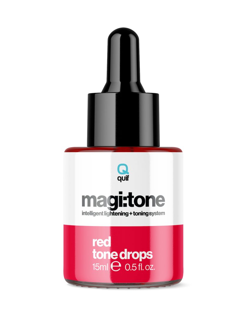 What if... you can lighten, tone AND condition in one step? Wish granted! Meet Quif magi:tone... you're going to be friends! It's a fast track to how blinding should be!