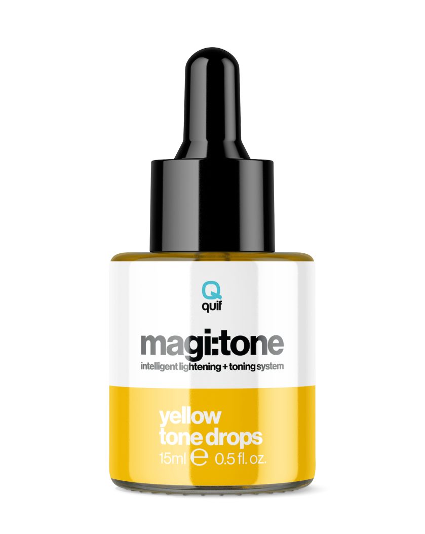 What if... you can lighten, tone AND condition in one step? Wish granted! Meet Quif magi:tone... you're going to be friends! It's a fast track to how blinding should be!