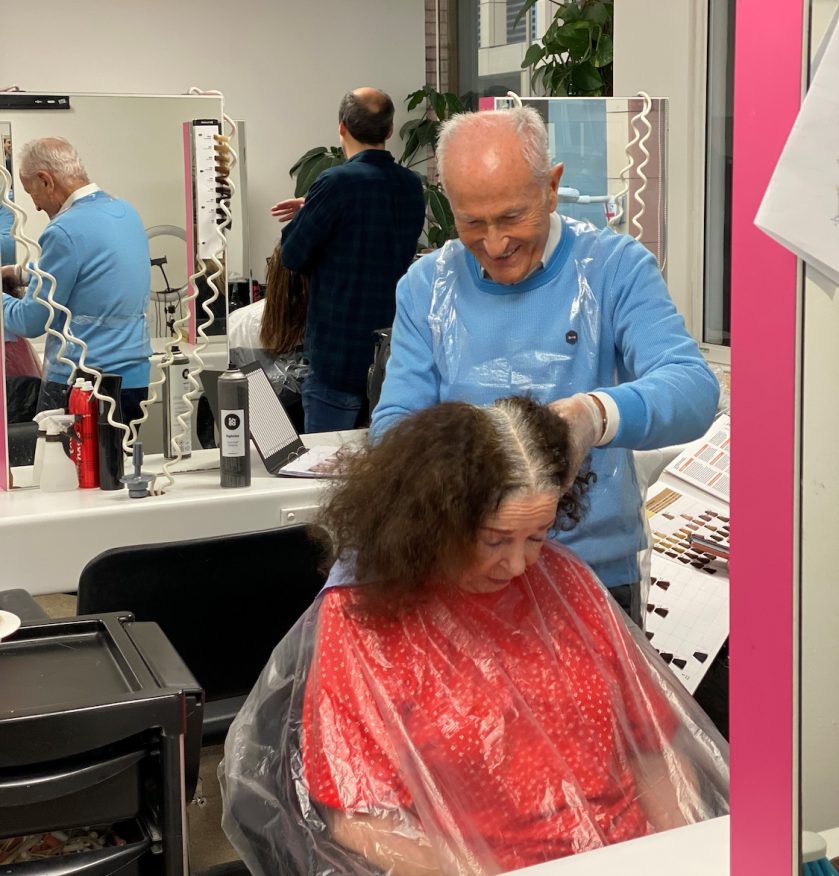 Alan Hemmings still doing hair